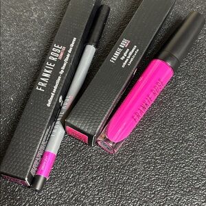 Bundle Frankie Rose Lip Liner & Lip Gloss Bundle New in Box Passion Plum Tease
